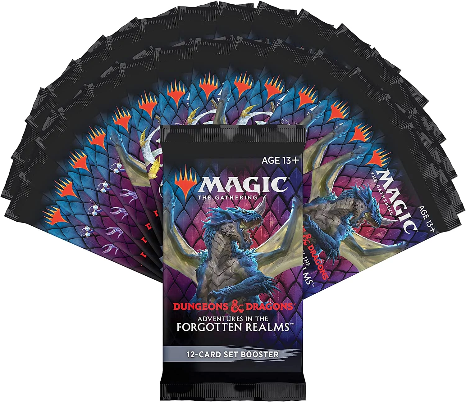 sticky Magic: The Gathering: Adventures in the Forgotten Realms Set Booster gyűjtői kártya