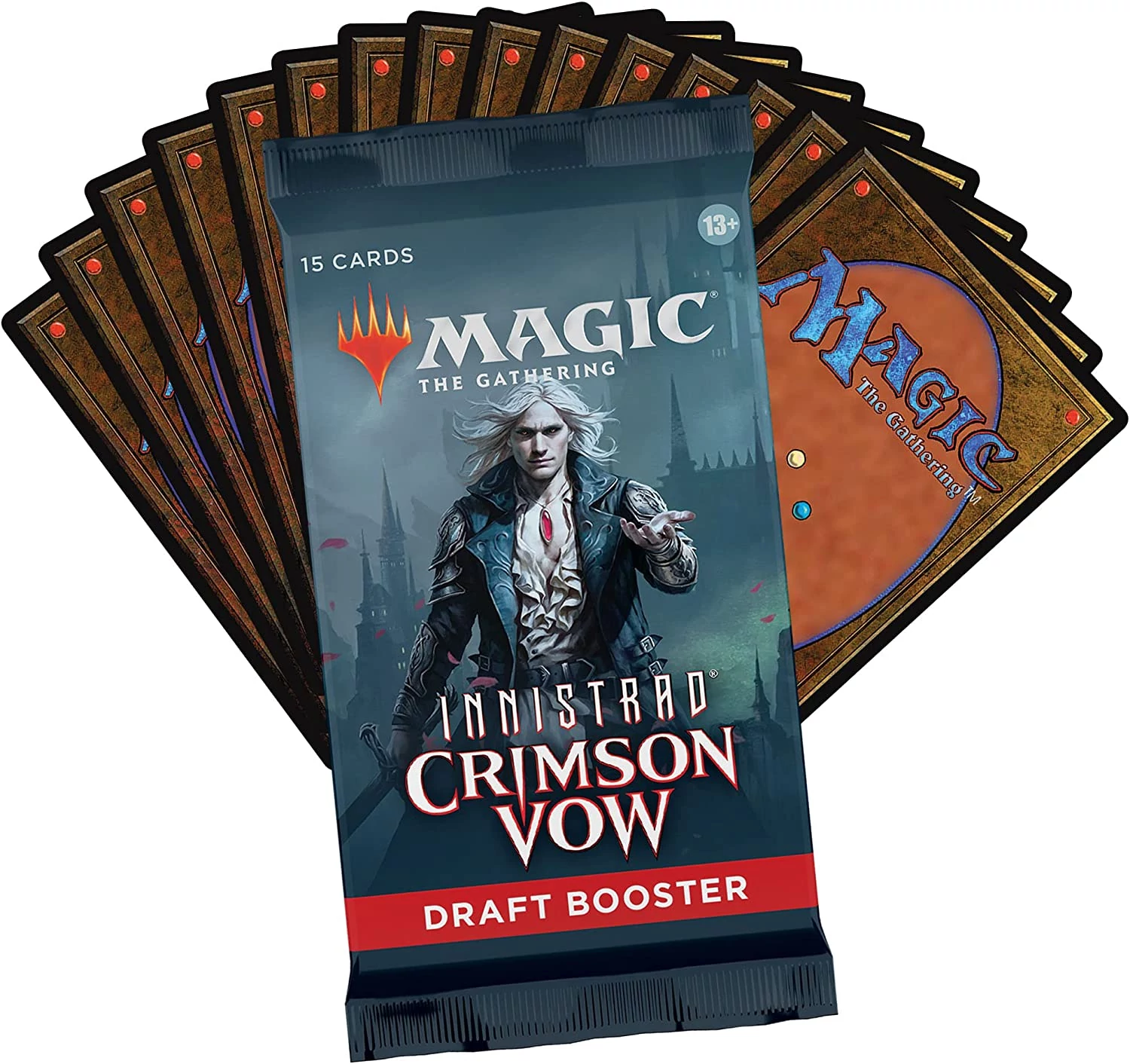 sticky Magic: The Gathering: Innistrad: Crimson Vow Draft Booster gyűjtői kártya