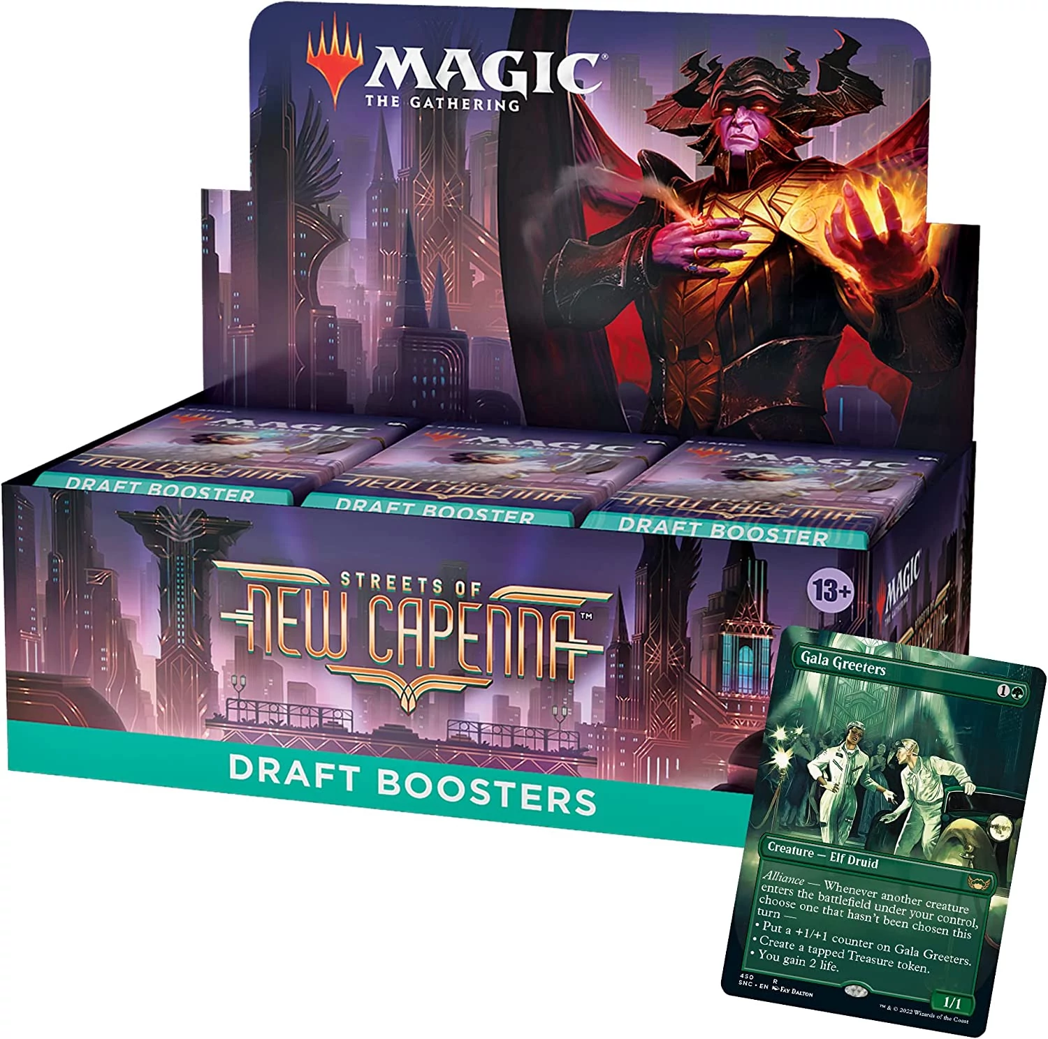 sticky Magic: The Gathering: Streets Of New Capenna Draft Booster Display