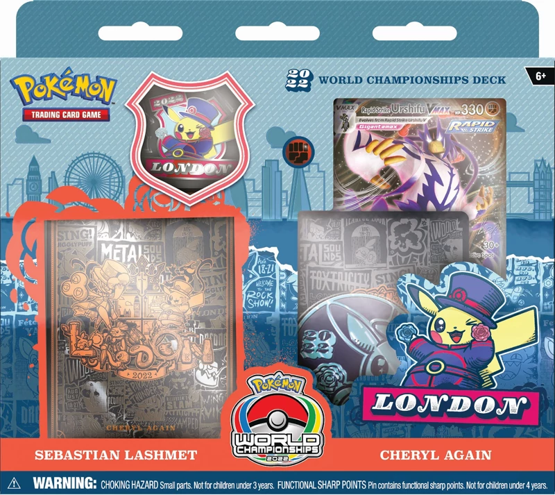 sticky Pokemon: 2022 World Championships Deck - Sebastian gyűjtői kártya
