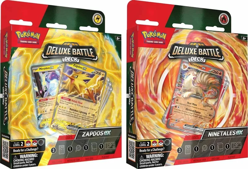 sticky Pokemon: Deluxe Battle Deck - Ninetales and Zapdos