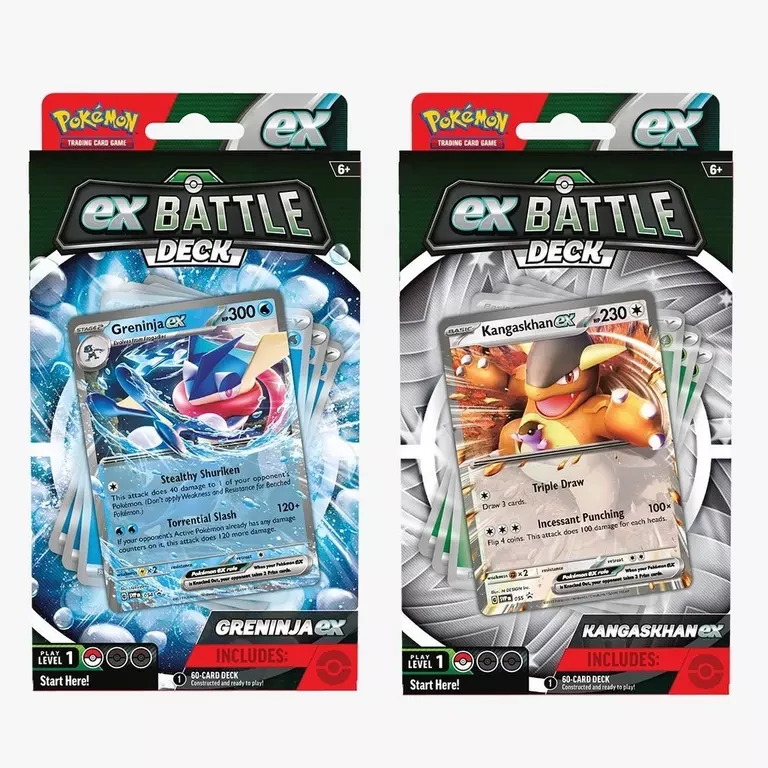 sticky Pokemon: Kangaskhan and Greninja ex Battle Deck