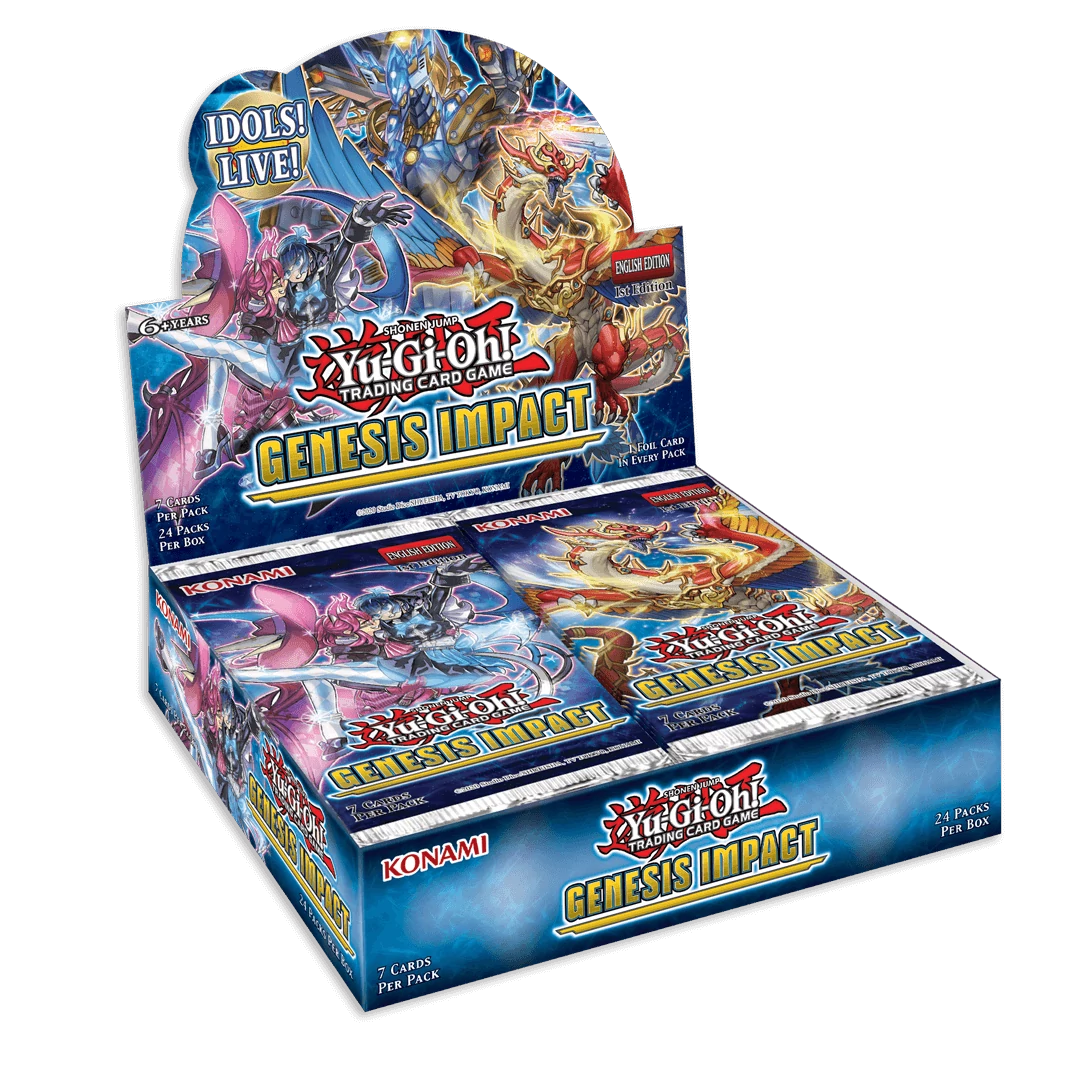 sticky Yu-Gi-Oh! Genesis Impact Booster gyűjtői kártya
