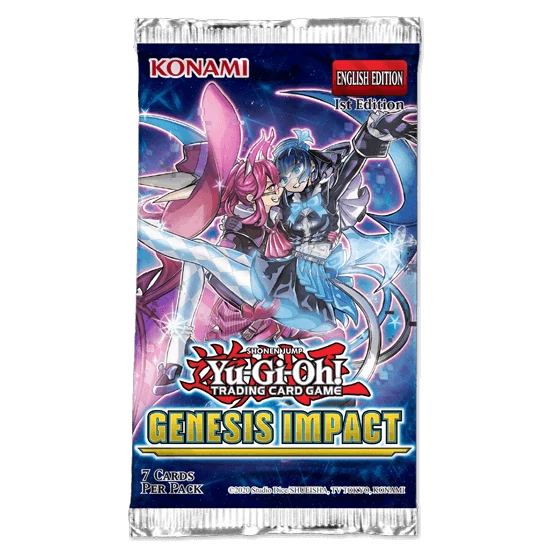sticky Yu-Gi-Oh! Genesis Impact Booster gyűjtői kártya