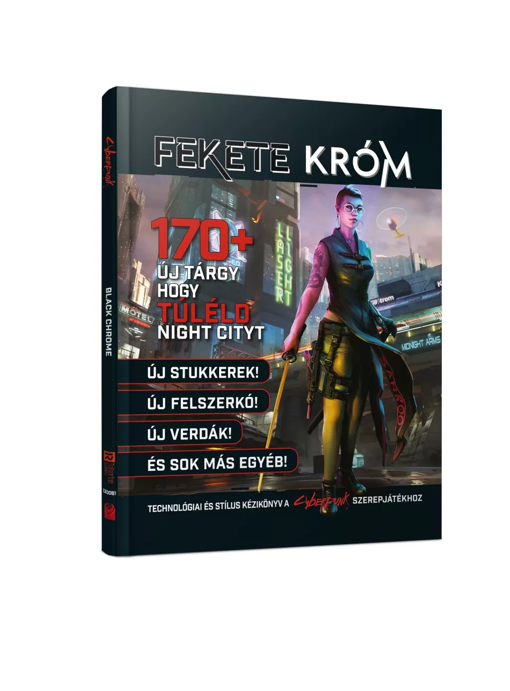 sticky Cyberpunk Red: Fekete Króm Kiegészítő