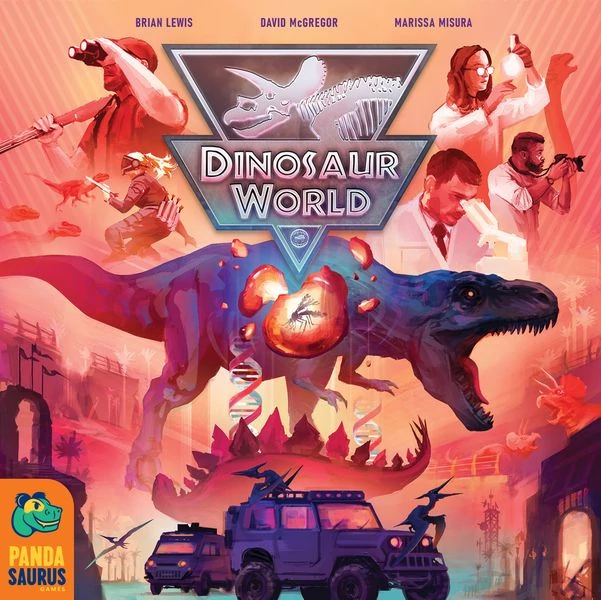sticky Dinosaur World társasjáték, angol nyelvű