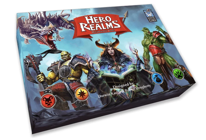 sticky Hero Realms társasjáték, angol nyelvű