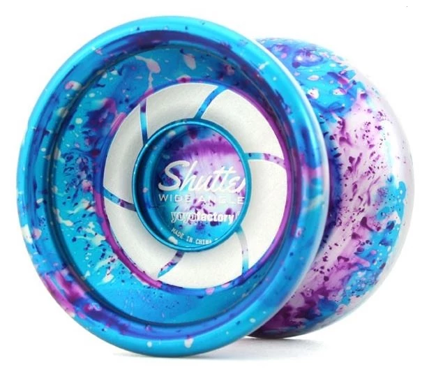 sticky YoYoFactory Shutter Wide Angle yo-yo, galaxy