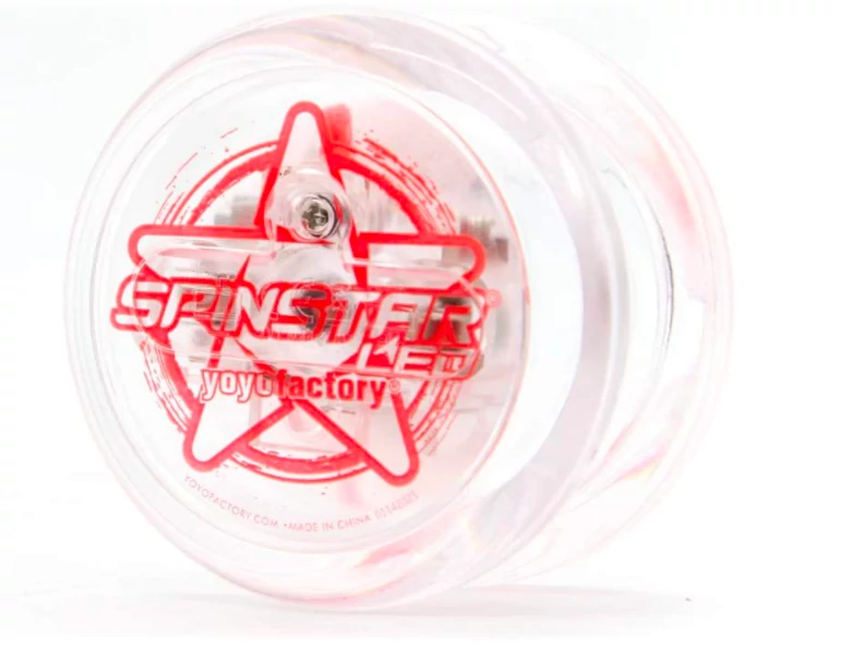 sticky YoYoFactory Spinstar LED áttetsző/piros yo-yo