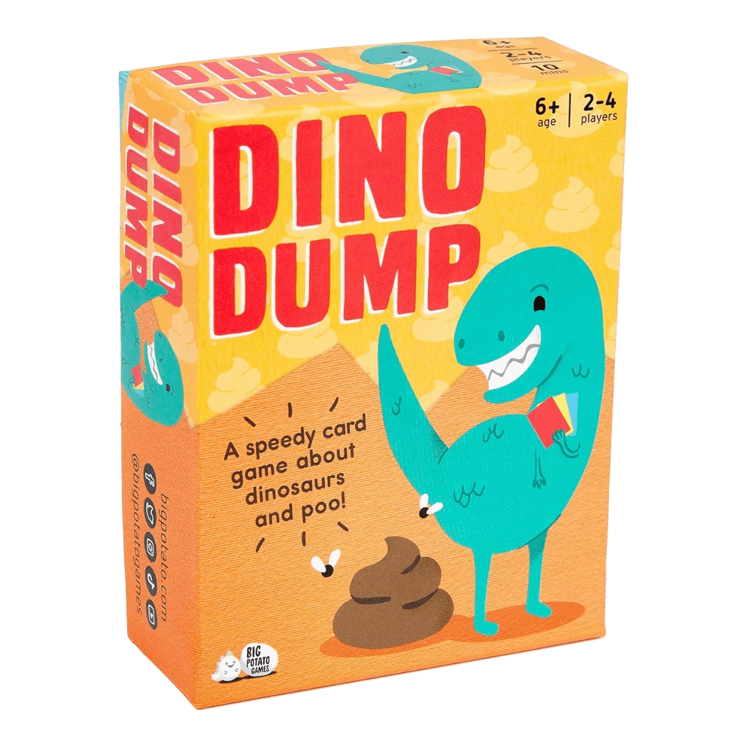 sticky Dino Dump társasjáték, angol nyelvű