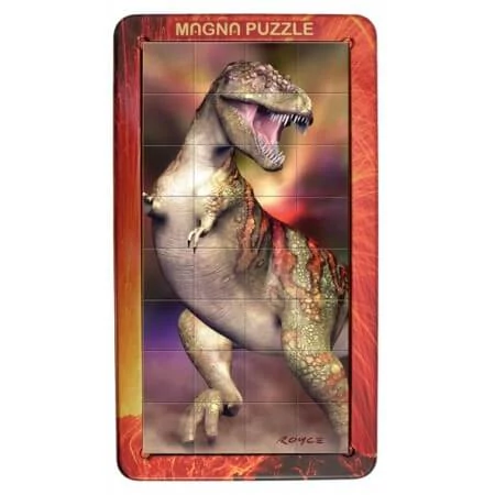 sticky 3D Magna Portraits puzzle - T. Rex