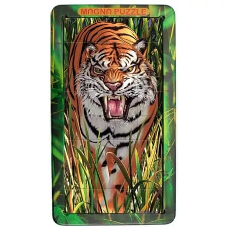 sticky 3D Magna Portraits puzzle - tigris