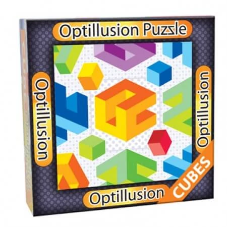 sticky 3D Optillusion Tile Puzzles Kockák kirakó