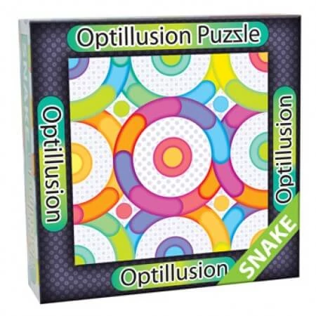 sticky 3D Optillusion Tile Puzzles Kígyó kirakó