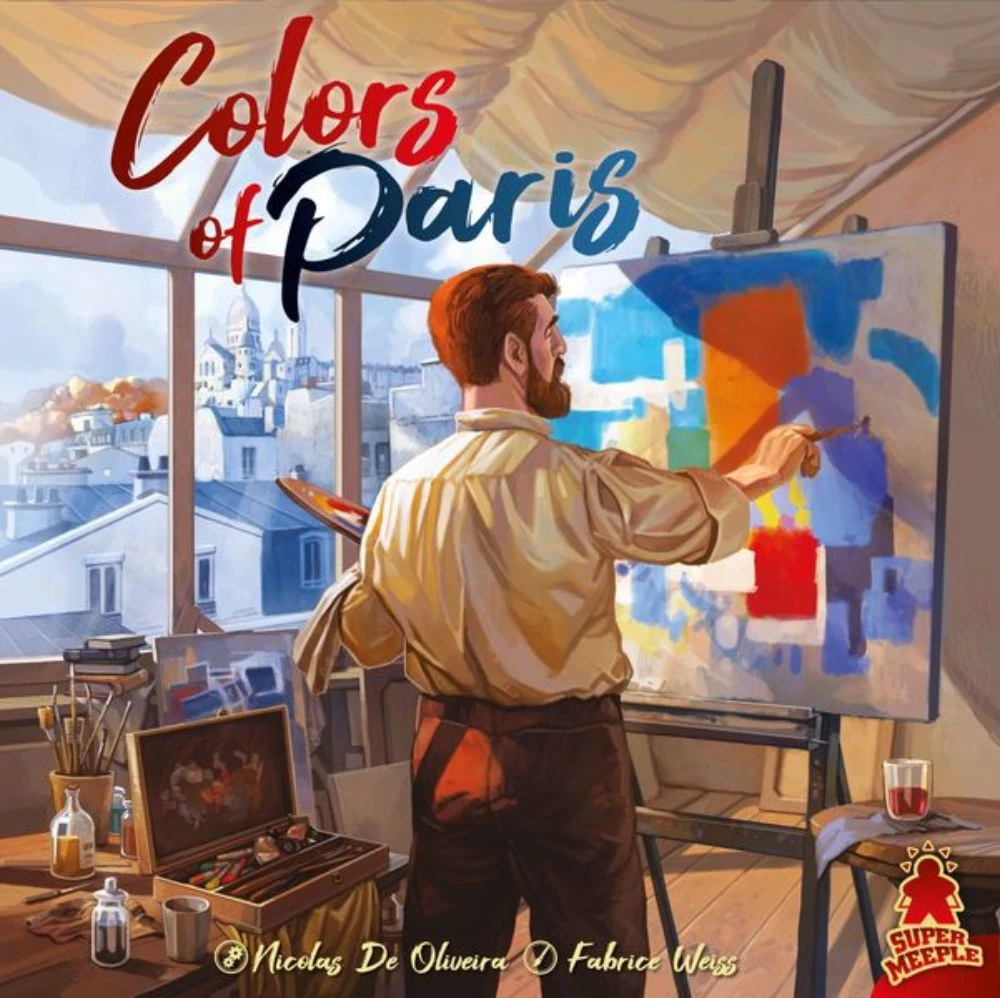 sticky Colors of Paris társasjáték, angol nyelvű