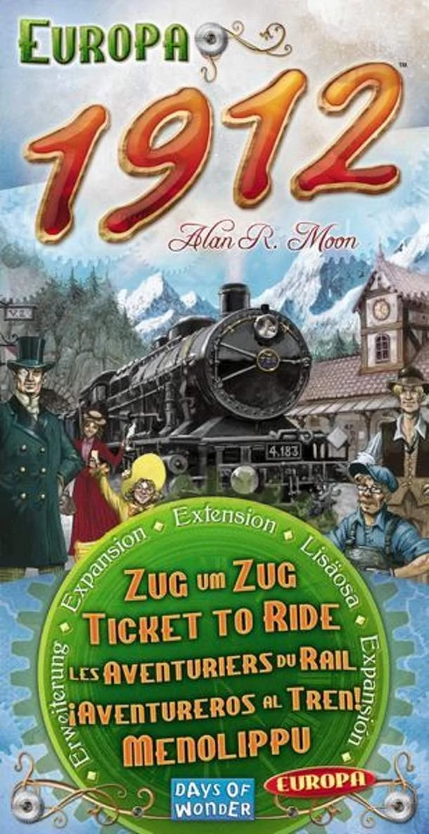 sticky Ticket To Ride Europa 1912 kiegészítő, angol nyelvű