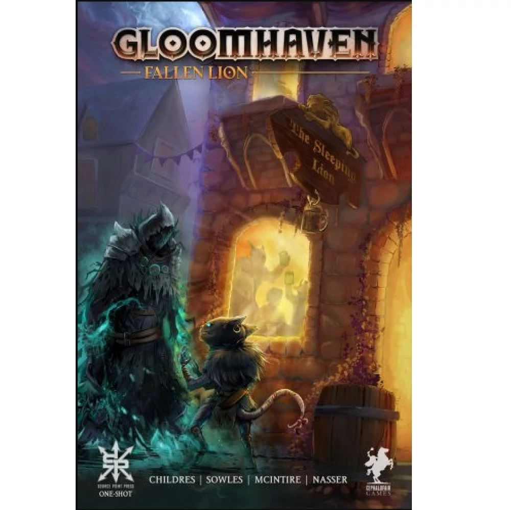 sticky Gloomhaven Fallen Lion képregény