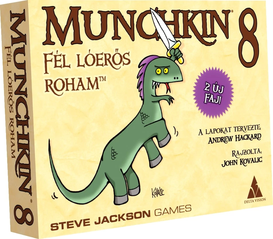 sticky Munchkin 8 - A fél lóerős roham társasjáték kiegészítő