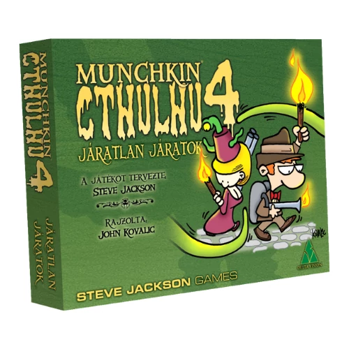 sticky Munchkin Cthulhu 4 - Járatlan járatok társasjáték kiegészítő