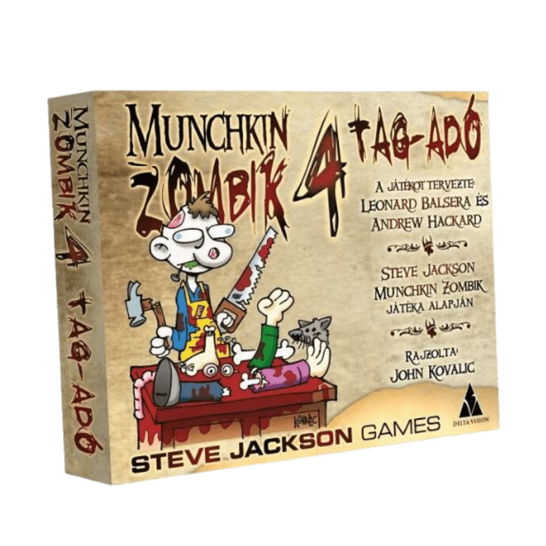 sticky Munchkin Zombik 4 - Tag-adó társasjáték kiegészítő