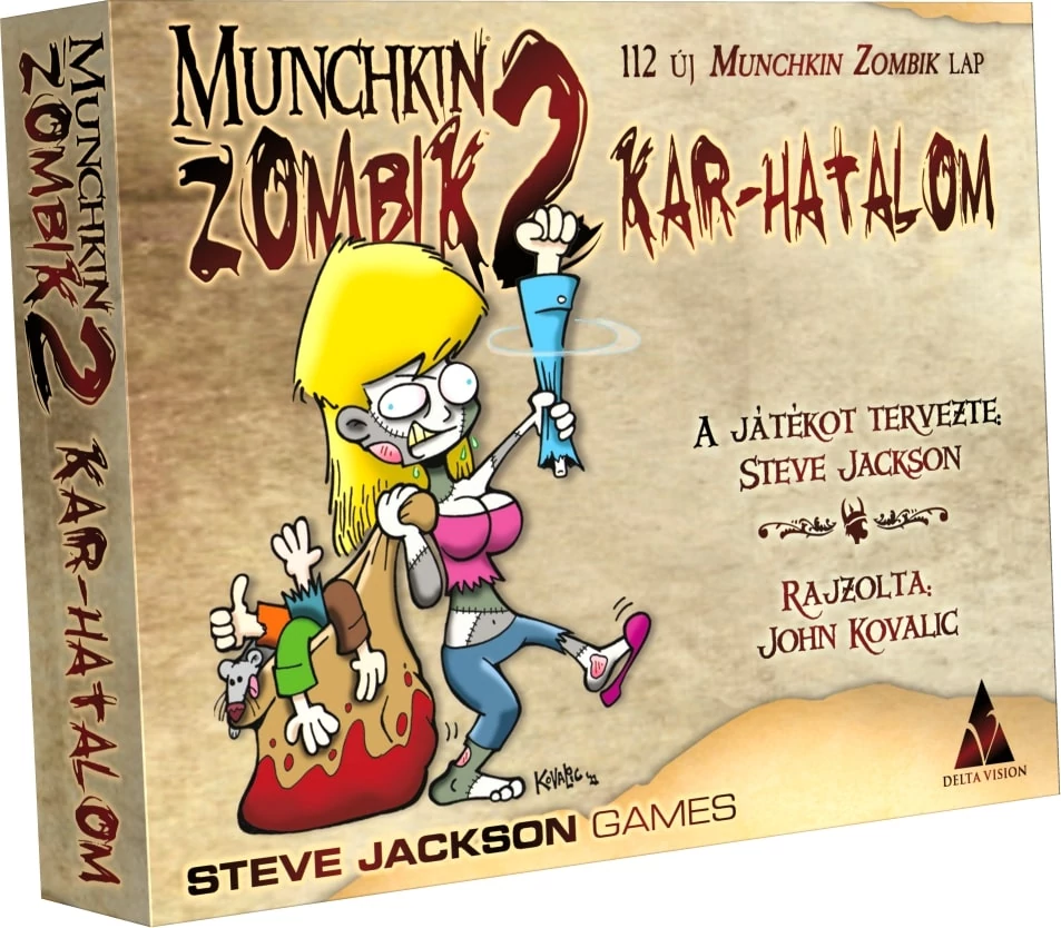 sticky Munckin Zombik 2 - Kar-hatalom társasjáték kiegészítő