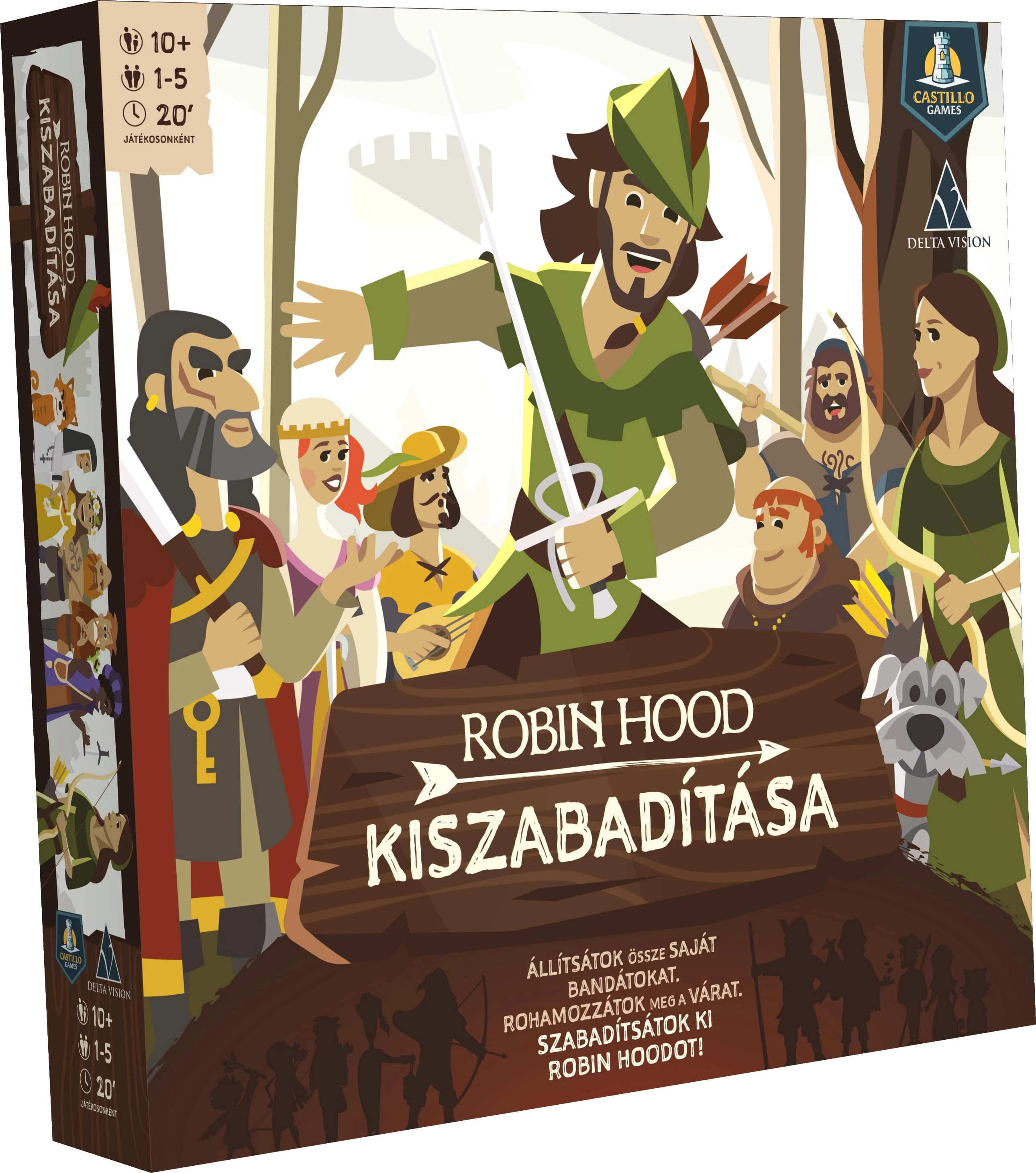 sticky Robin Hood kiszabadítása társasjáték