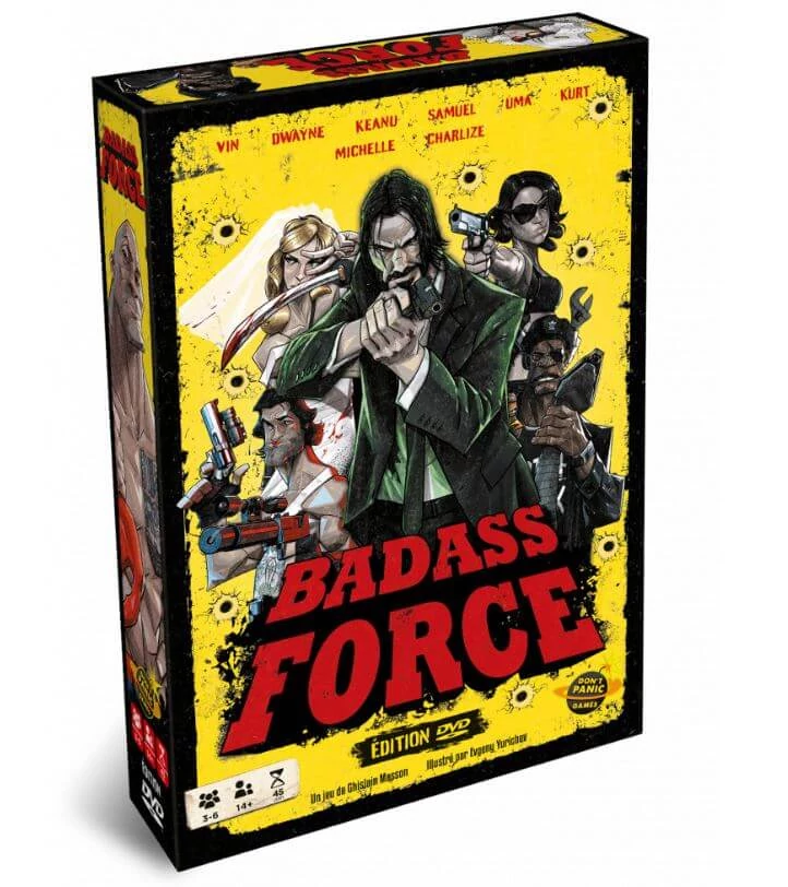 sticky Badass Force DVD társasjáték, angol nyelvű