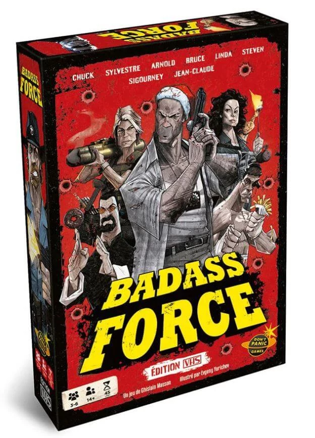 sticky Badass Force VHS társasjáték, angol nyelvű