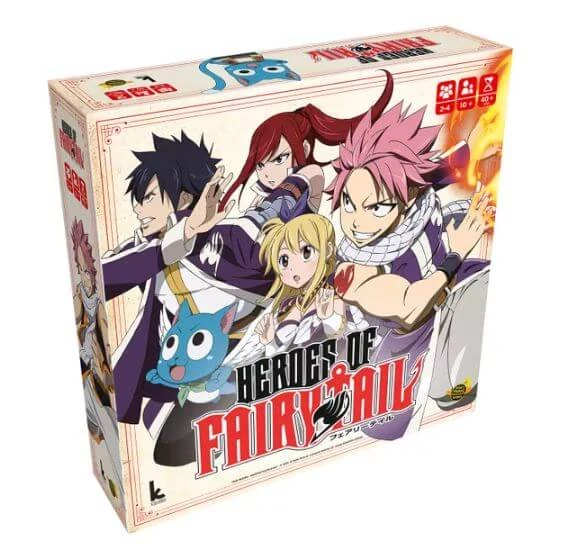 sticky Heroes of Fairy Tail társasjáték, angol nyelvű