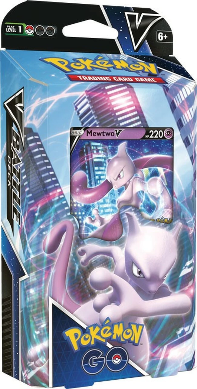 sticky Pokemon TCG: Pokemon GO V Battle Deck MewTwo