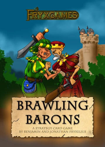 sticky Brawling Barons társasjáték, angol nyelvű