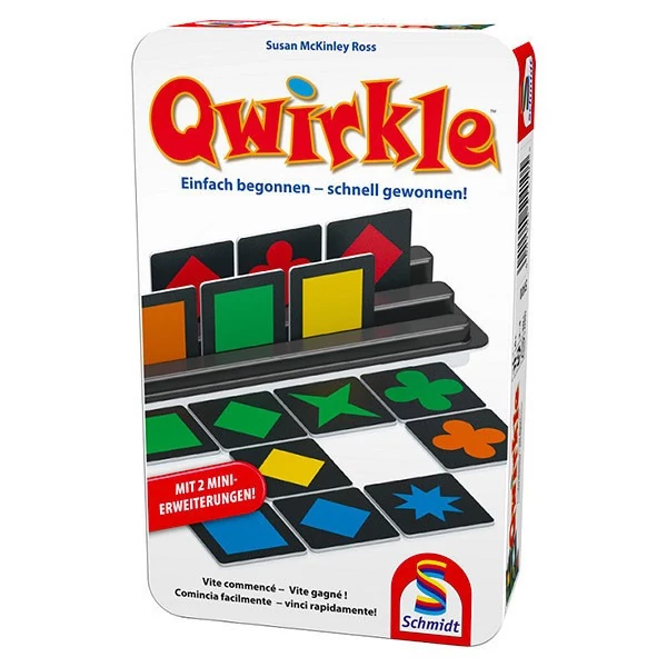 sticky Qwirkle társasjáték fémdobozban