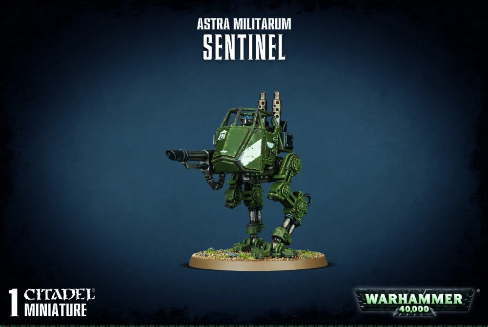 sticky Astra Militarum: Sentinel minifigura