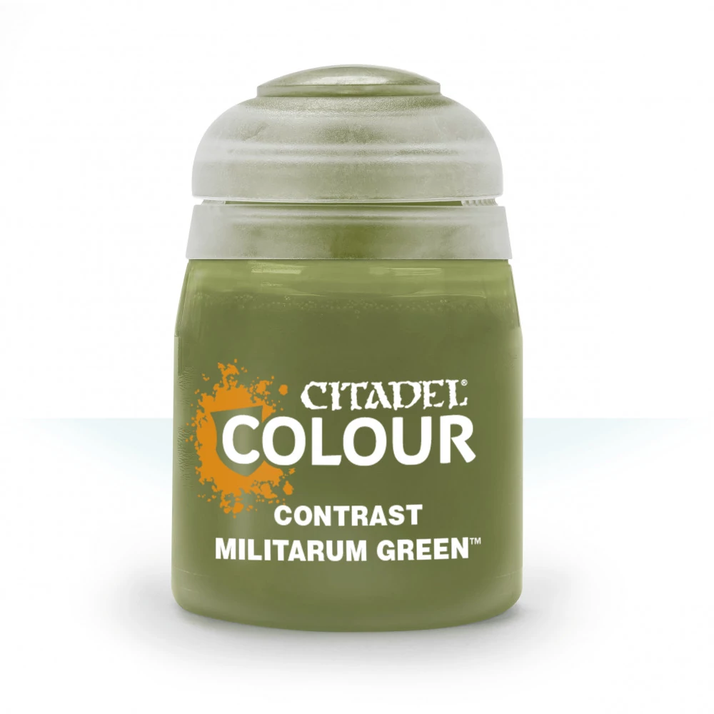 sticky Citadel festék Contrast: Militarum green 18 ml