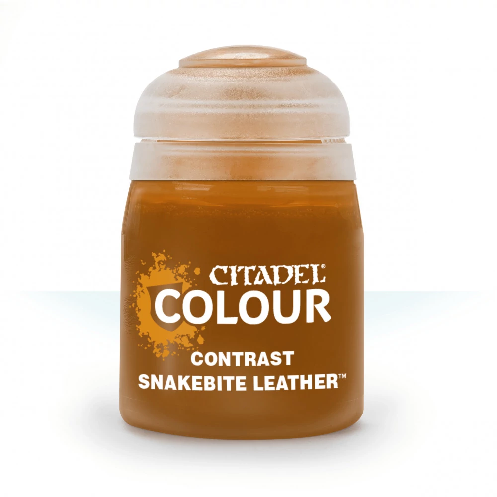 sticky Citadel festék Contrast: Snakebite leather 18 ml