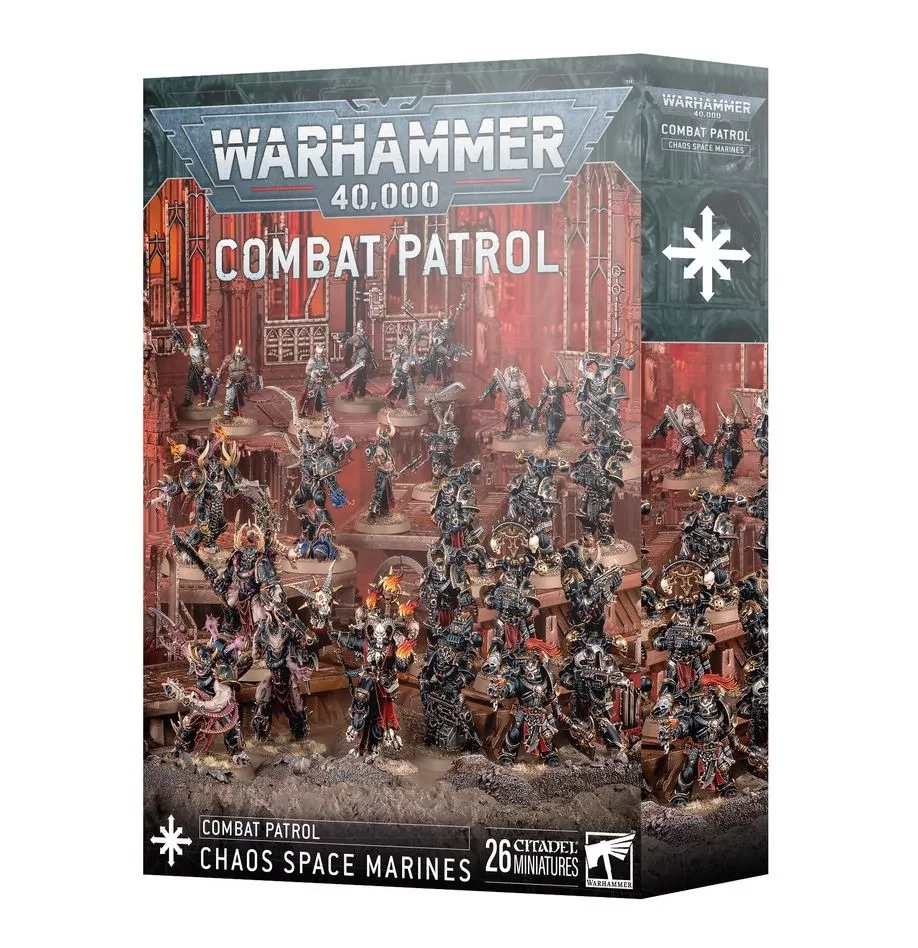 sticky Warhammer 40000 Combat Patrol: Chaos Space Marines minifigurák