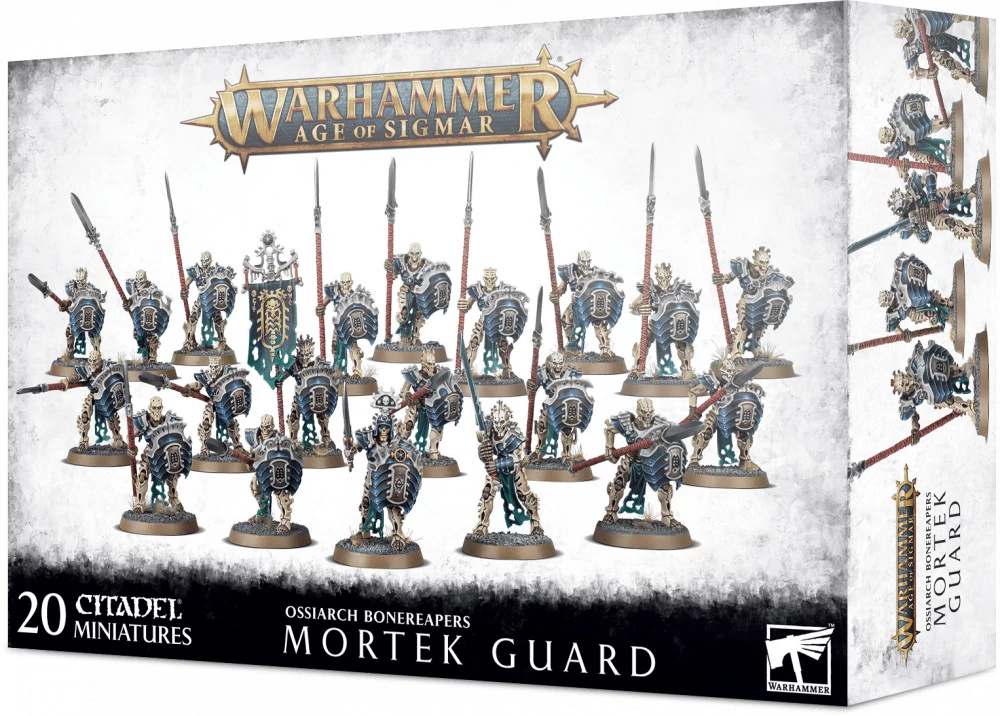 sticky Ossiarch Bonereapers: Mortek Guard minifigurák