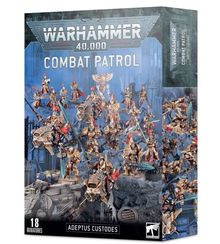 sticky Warhammer 40000 Combat Patrol: Adeptus Custodes minifigurák