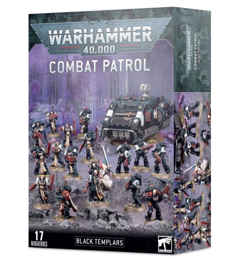 sticky Warhammer 40000 Combat Patrol: Black Templars minifigurák