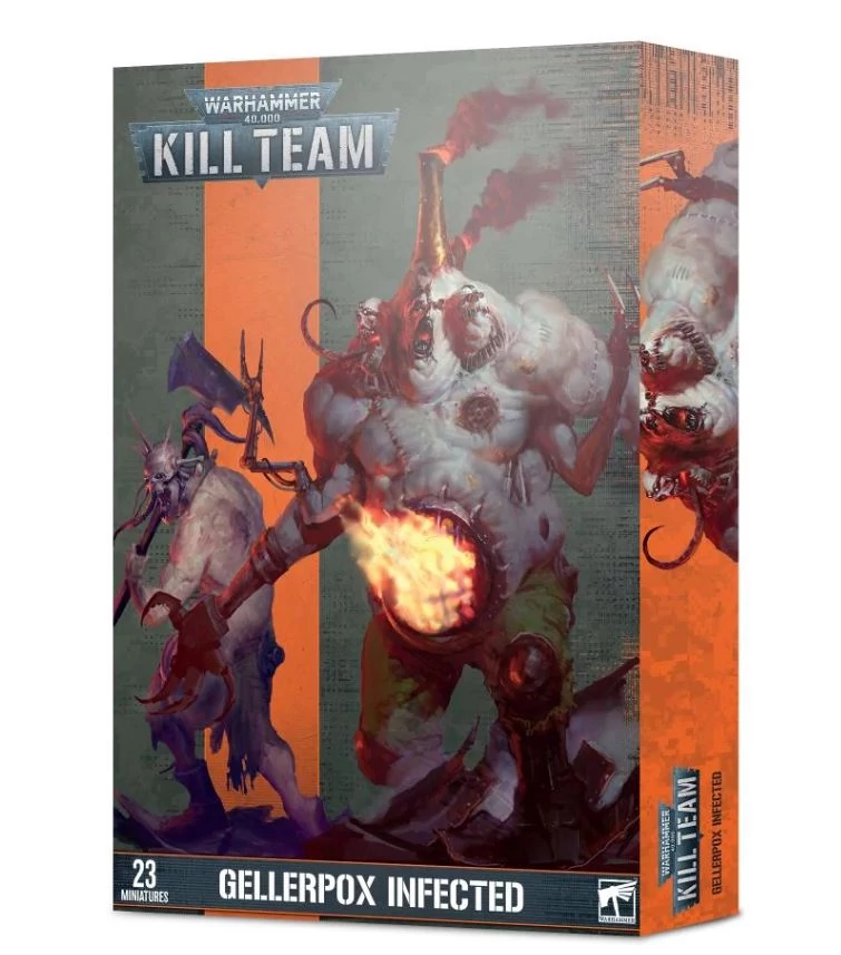 sticky Warhammer 40000 Kill Team: Gellerpox Infected minifigurák