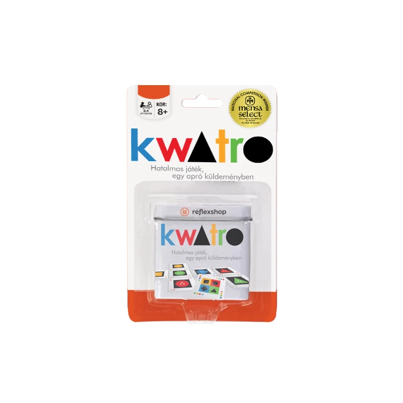 sticky Kwatro társasjáték, blisteres csomagolás