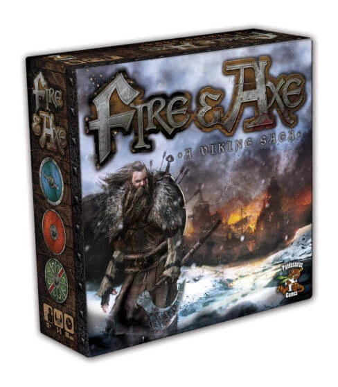 sticky Fire & Axe: A Viking Saga társasjáték, angol nyelvű