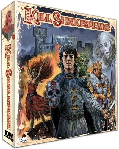 sticky Kill Shakespeare társasjáték, angol nyelvű
