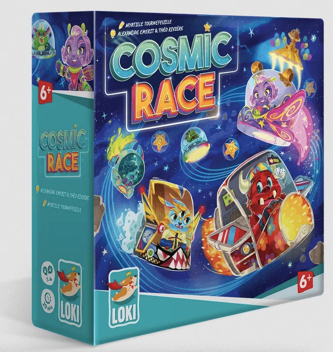 sticky Cosmic Race társasjáték, angol nyelvű