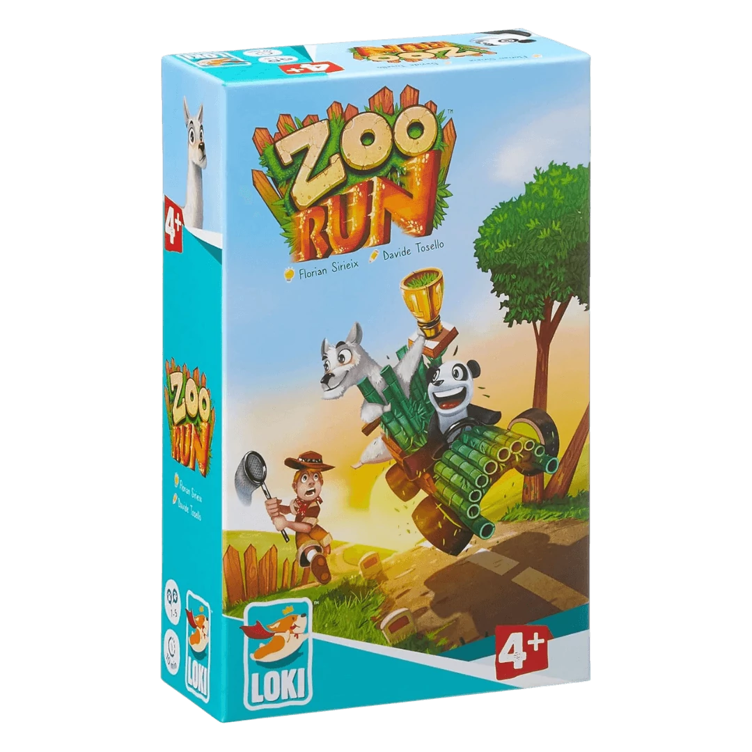 sticky Zoo Run társasjáték, angol nyelvű