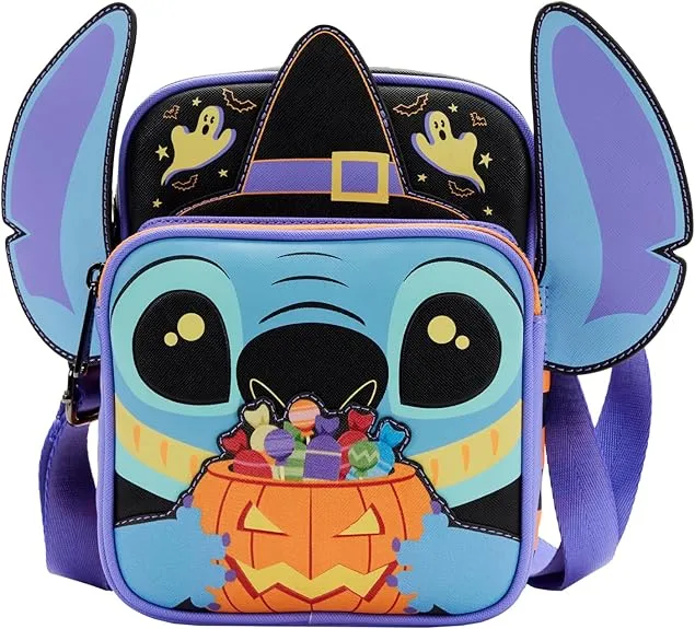 sticky Loungefly Disney: Lilo & Stitch - Halloween Candy postás táska