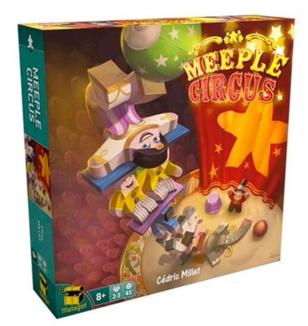 sticky Meeple Circus társasjáték, angol nyelvű