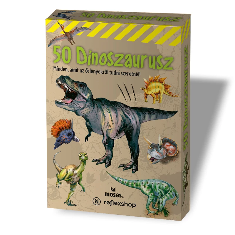 sticky 50 dinoszaurusz kártyajáték