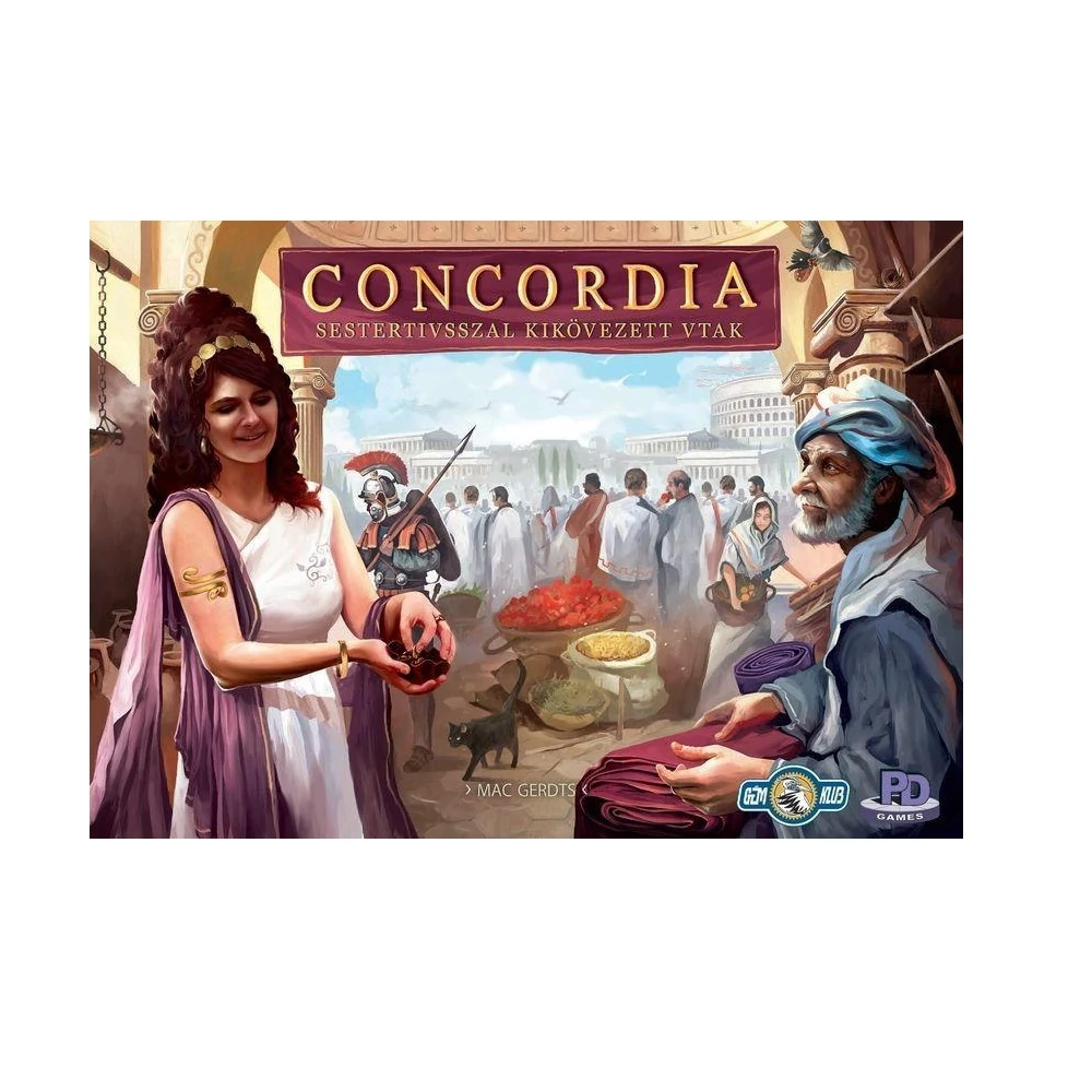 sticky Concordia - Sestertiusszal kikövezett utak társasjáték
