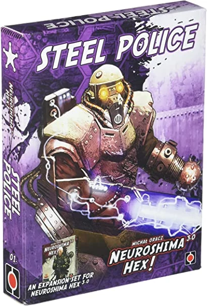 sticky Neuroshima HEX 3.0 - Steel Police kiegészítő, angol